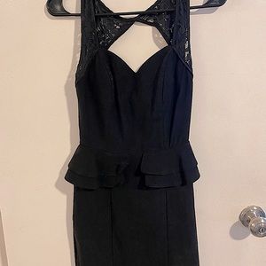 Black Knee-Length Dress